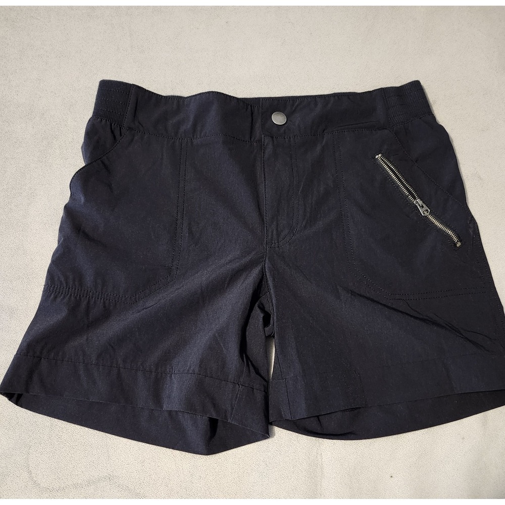 Pacific Trail Womens Hiking Shorts Size Small Black Outdoor Travel Zip Pocket